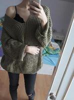 Pletený oversize sveter