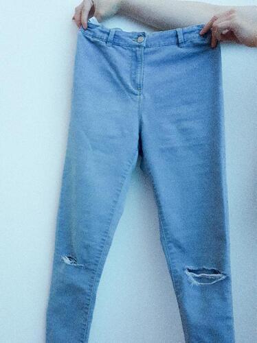 High waisted skinny jeans ZARA