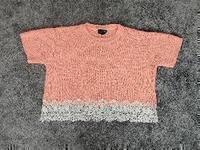 Neonovo oranov krtke triko s ipkou