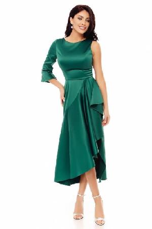 zelené spoločenské šaty