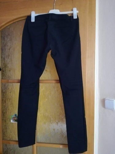 Elegantn� modr� nohavice
