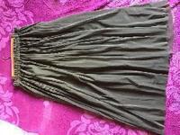 Krásna dlhá olivová sukňa
