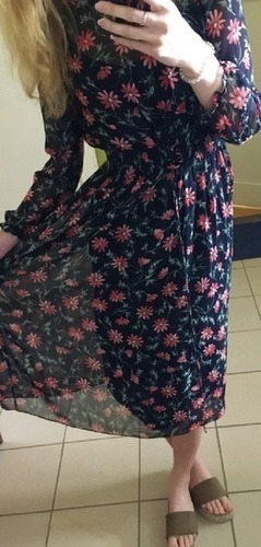 Boho Midi Kvetovan� �aty Zara