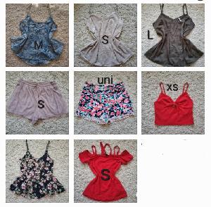 Tričká, tielka, kraťasy