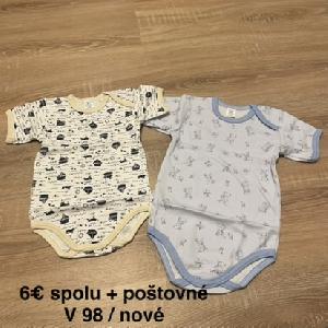 Set body na kr�tky ruk�v ve�kos� 98